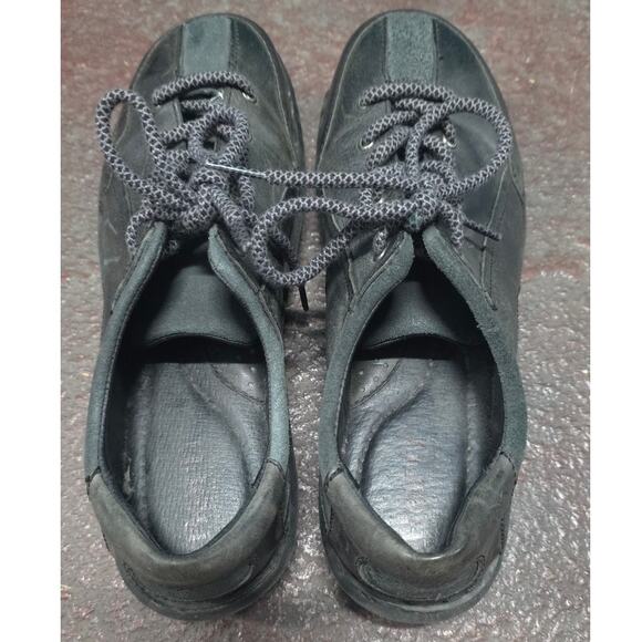 Born Women Lace Up Size US 9 EU 40 Black Leather Vintage Retro Sneaker 90s y2k - Picture 5 of 11